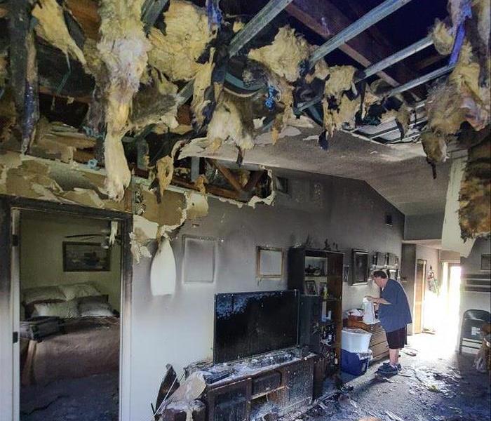 A Fire caused extensive damage to Coral Springs home